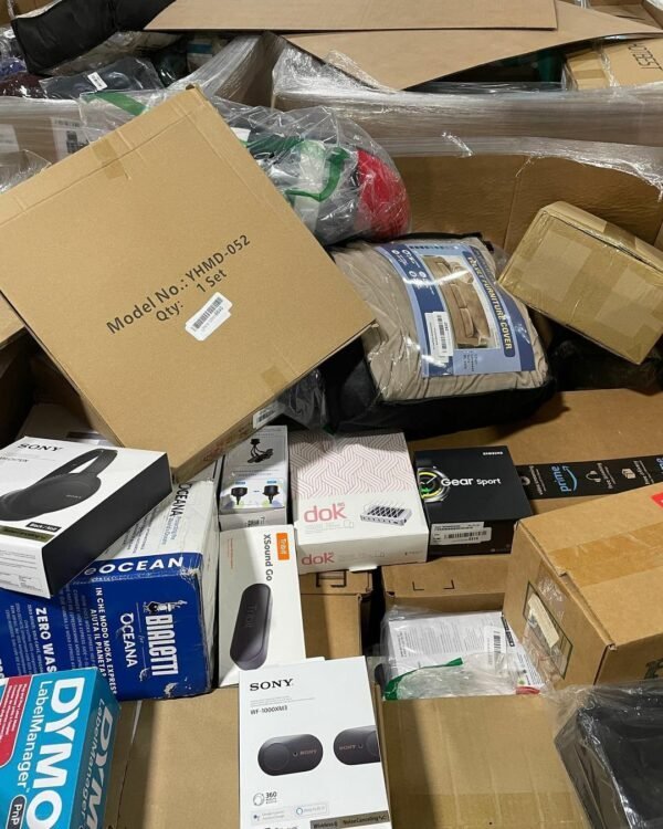 Amazon 7th tall small pallets - Bulk liquidation sales
