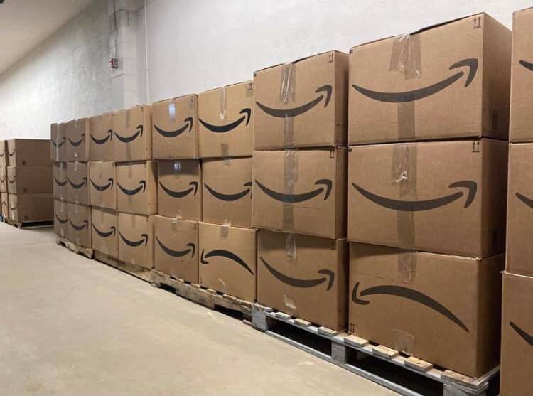 Amazon coffin box pallets - Bulk liquidation sales