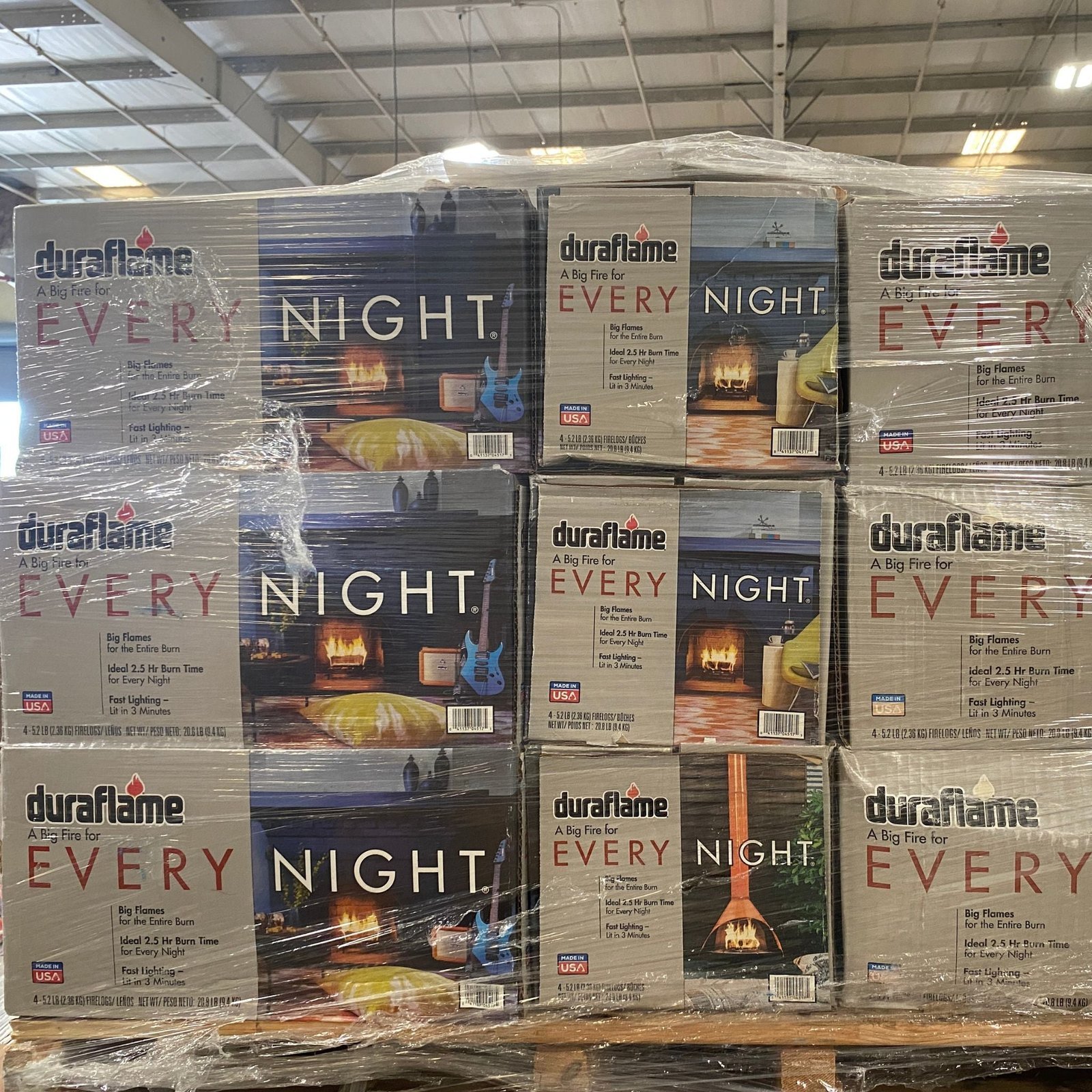 ASSORTED FIRELOGS (35 Pcs Pallet) - Bulk liquidation sales