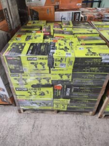 Ryobi tool pallet - Quick Liquidation