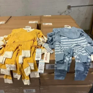 Assorted clothing merchandise – mens, womens, children.
